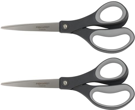 Fiskars Everyday Softgrip Titan-Schere, 20,3 cm, 2 Stück