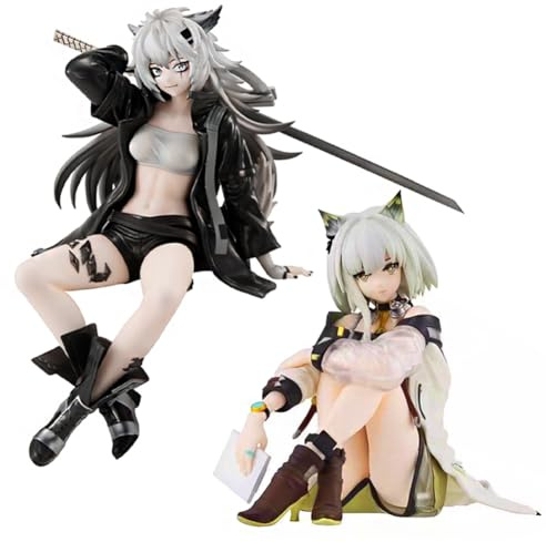 Xinchangda Arknights Figurer Spel Karaktär Lappland Kal'tsit Figur Statyer Hem Skrivbord Dekoration PVC Actionfigur Prydnader Samlarobjekt