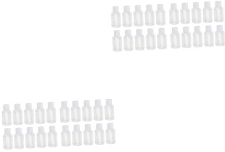 MAGICLULU 2 Sets Reise-kulturflaschen-set Nachfüllbare Quetschflaschen Leere Kunststoffbehälter Mit Spender 20 Stück * 2