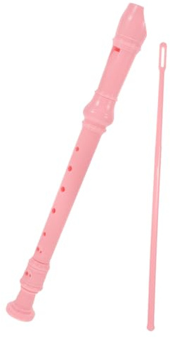 OFFSCH 1satz Soprano Blockflöte Für Anfänger Recorder Aus Inklusive Reinigungsstab Für Einsteiger Flöte Für Musikliebhaber Und Schulanfänger