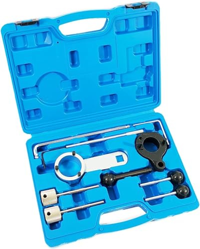 Kit messa in fase compatibile con motori diesel Common Rail VAG 1.4 1.6 2.0 TDI VW AUDI SEAT SKODA Attrezzo di Regolazione del Motore Strumento Cinghia dentata Albero a camme