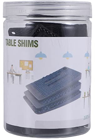 Arandelas de plástico para nivelar - 36 piezas de vidrio y cuñas de mesa duraderas, hazlo tú mismo, nivelador para muebles, mesa, silla