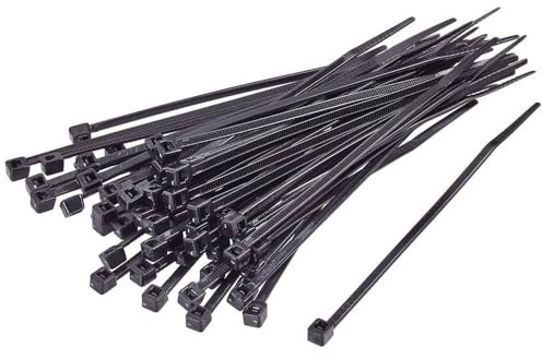 TRU COMPONENTS TC-BT-750-7.6-UVB Buntband 750 mm 7.6 mm Svart UV-väderstabiliserad 100 st