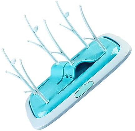Toyvian Multifunktionaler Babyflaschen Trockenständer Mit Abnehmbarem Auffangblech Großer Kapazität Praktischer Organizer Für Sauger Und Trinkflaschen Platzsparend Tragbar Hygienisch