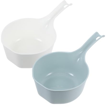 FUNOMOCYA 2piezas Cucharones Para Agua De Plástico Gran Capacidad Para Baño Cocina y Regar Plantas Jardín o Terraza