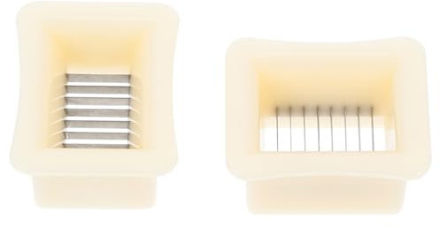 DECHOUS 2stücke Bohnenschneider Aus Kunststoff Küchenwerkzeug Haushaltszubehör Mit Zwei Runden Griffen Für Leichtes Greifen Und Führen Schnelles Schneiden Von Grünen Bohnen