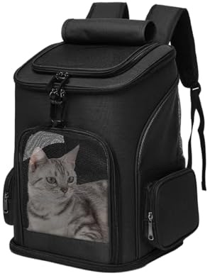 Maodom Große Katzentransportbox | Leichtes Ausziehbares Weichgepäck Für Kleine Hunde | Haustierzubehör Für Reisen Auto Tierarzt Flugzeug Outdoor Aktivitäten