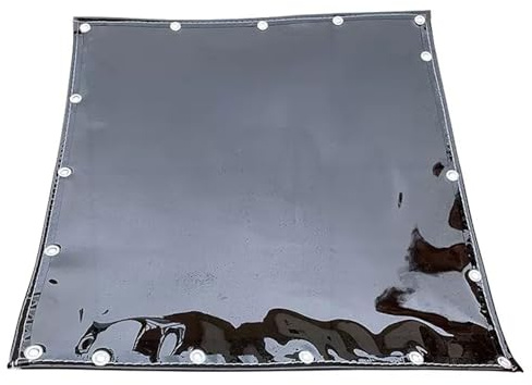 Telone impermeabile resistente in PVC 400 g/m² con occhielli in metallo, copertura durevole per terrazza, veranda, patio, tettoia, gazebo da giardino