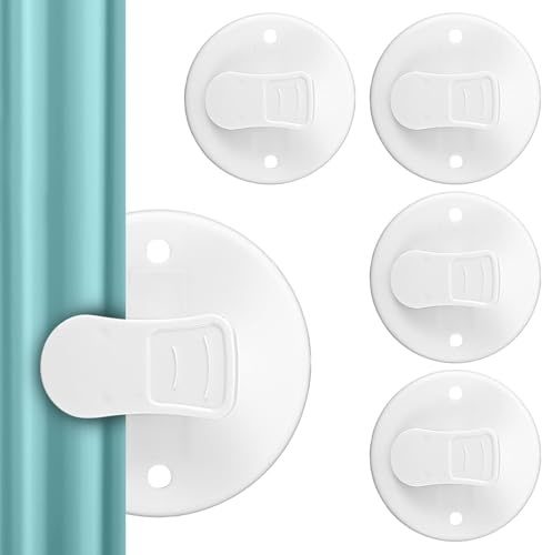 LIQWEI 4 Stück Schutz-Spritzschutz-Clips, Selbstklebende Duschvorhang Halterung Duschvorhang Clips Duschvorhangclip Selbstklebende Vorhang Clip Für Zuhause Innenbadewanne Winddichte Spritzhalter