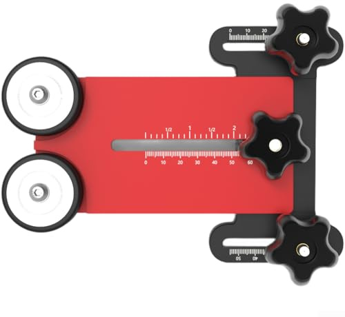 Sega da tavolo a coda di rondine scorrevole con telaio in lega di alluminio e scala chiara per regolazioni stabili e accurate per la lavorazione del legno