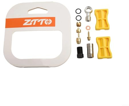 Jotekonoby Banjo-Anschluss-Set für hydraulische Scheibenbremsen für BH90 und Hope-Systeme – Metallkonstruktion mit Dichtringen, Ölnadel, Schraube und Kolbenanschlag (für A)