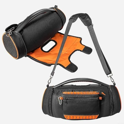 BlesConi Funda de altavoz portátil para JBL para BOOMBOX 3, bolsa de transporte EVA con bolsillo para accesorios
