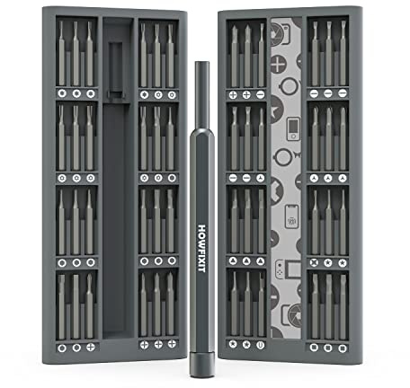 HowFixit PRO 48 Bit Schraubendreher Set für Reparatur Elektronik, Smartphone, iPhone, Laptop, Macbook, PC, Spielekonsole, Kamera, Tablet, Uhr usw