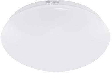 TELEFUNKEN - LED Deckenleuchte mit Bewegungssensor, Deckenlampe mit Tageslichtsensor, neutralweiße Lichtfarbe, IP44, 15 Watt, 1.500 Lumen, Weiß, 28cm 602006TF