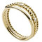 Fossil Ring Für Frauen Vintage Iconic, Höhe: 7,4mm Gold-Edelstahl-Ring, JF03801710