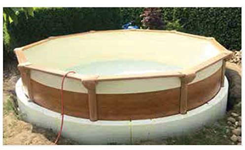 Festiv Druckschutz 5,5m 60cm hoch Rund Isolationsschutz Wärmeschutz Pool