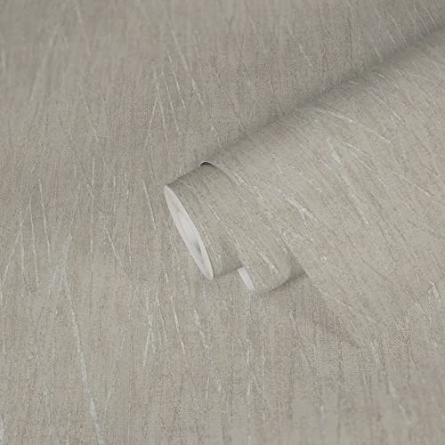 A.S. Création Hygge Skandinavische Tapete Metallic Effect Grau Silber Vliestapete 385984 10,05x0,53m Made in Germany