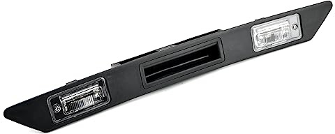 MKptopia Kit d'éclairage de plaque d'immatriculation compatible avec Au-di A3 A4 A6 Q7 Liftgate Finish Panel Accessoires pour voiture 8P4827574 8P48275743FZ