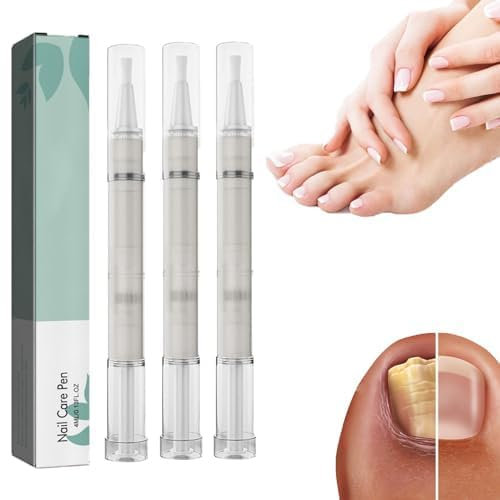 Orville Nail Care Pen, Nail Growth Serum, Nail Treatment Pen, Cuticle Oil For Nails, Nail Growth Treatment, Growth Treatment Nourishment Cuticles, Foot Care Repair (white3Pcs)