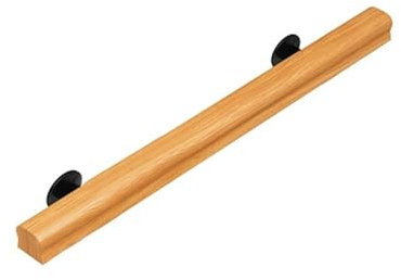 Stair Handrail, Solid Wood Against The Wall Stair Handrail Railing Household Children Kindergarten Elderly Non-Slip Wooden Handrail Corridor Passage Villa(B,120CM)