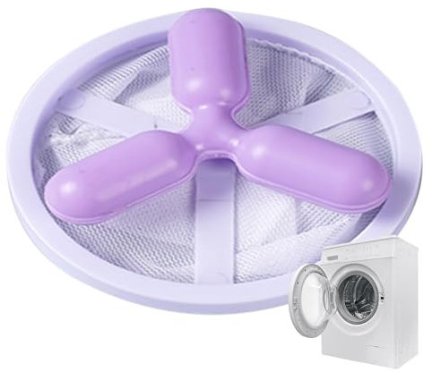 Hogvinnatil Hair Filter Bag Lint Catcher, Cotton Wire Catcher, Reusable Washing Machine Hair Filter Bag, Protection Ball Lint Trap Catcher for Home Kitchen Bathroom Laundry