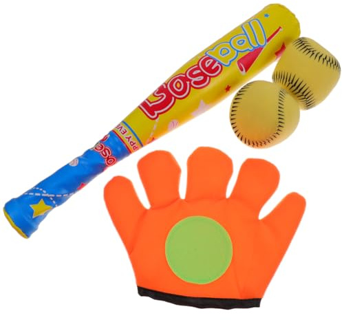 CIYODO Juego De BéIsbol Infantil con Bate De Espuma Eva Seguro Y Ligero Kit De Juguete Deportivo para NiñOs Y Niñas TamañO 15.7X2.4X2 in Colores Surtidos Ideal para Juegos Al Aire Libre