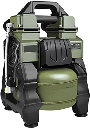 Compressore d'aria a frequenza variabile for pompa d'aria Compressore d'aria ad alta pressione for la verniciatura del legno silenzioso senza olio Fai da te per principianti(DC1081-1200W)