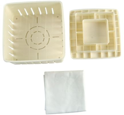 ZUNOXAZ Homemade Tofu Maker Mold Box 40x40cm Cotton Gauze Included Tofu DIY Shaping Tool Kitchen Mold Preparation