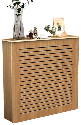 Verkleidung Heizungsrohr Wand Heizkörperverkleidung Holz Radiator Shelf No Drilling Verkleidung Heizkörper Verbessert Die Wärmeableitung, Ideal Für Wohnzimmer, Büro Oder Flur.(90x100x20 cm)