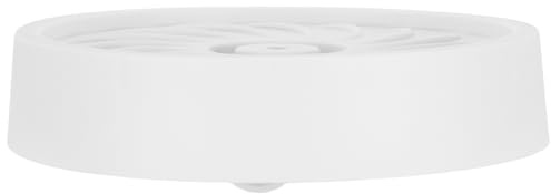 NIYANGLE Support à Plantes Mobile Rond avec Bac de Drainage, Plateau Roulant Blanc Nordique Ø22 Cm Intérieur, 4 roulettes Silencieuses pour Jardin, Balcon et Intérieur, Protection Sols