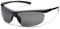 Urbanium Eyewear Modell Nizza – Sportsonnenbrille in schwarz - polarisierend mit unauffälligen Lesefenster im unteren Bereich der Gläser mit Addition +2.00