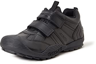 GEOX JR SAVAGE A Junior Boy SHOES BLACK 37_EU, BLACK *4 UK