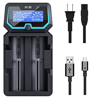 XTAR New X2 akku ladegerät geschütztes 20700 21700 batterieladegerät LCD-Bildschirm 2A akku schnellladegerät AC DC Hafen 2-Fach 18650 Ladegerät mit Wandladegerät f 3.6V 3.7V 14500 16340 1.2V AAA C D