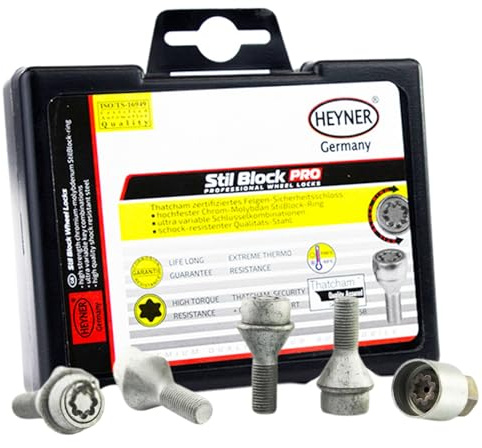 Wheel Locking Bolts To Fit Fiat Ducato Fits Peugeot Boxer Fits Citroen Relay 2007 Onwards Van Motorhome Anti Theft Security Lock (M14)