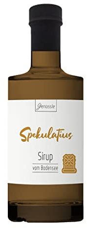 BIO Spekulatius-Sirup 350 ml - Genüssle Spekulatius Sirup vom Bodensee - Winter Sirup - natürlich ohne Zusatzstoffe