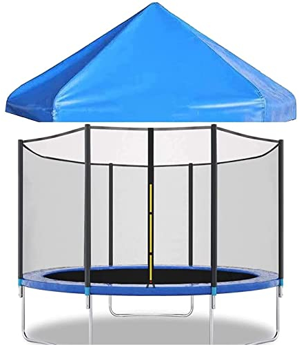 TMXKOOK Trampolin Sonnenschutz Dach - Regenfeste und UV-beständige Ãœberdachung für Trampoline in GröÃŸen von 183 bis 488 cm (Rahmenlos)