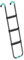 Scale trampolino - scala per trampolino,gradini di trampolino larghi 2 gradini/3 gradini ampi orizzontali, trampolino per