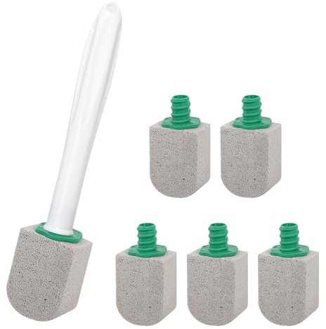 NCZCDZSW 5 Stück Bimsstein-Toilettenreiniger mit Griff - Reinigungsblock für Badezimmer, Toiletten, Küchen, Schwimmbäder und tiefe Flecken