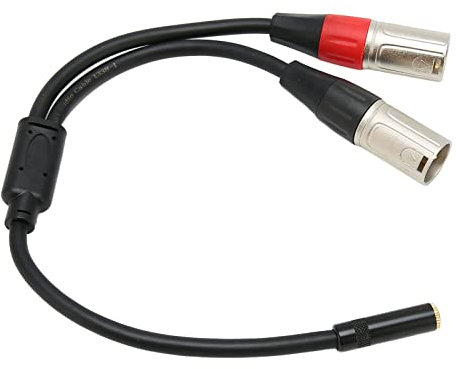 Yctze Cavo del Telefono da 3,5 Mm /8 A XLR Professionale - Stereo FEM DUPE DUAL MA A 3,5 Mm NECE