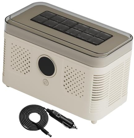 Baoblaze Mini-Eiswürfelbereiter für die Arbeitsplatte, mit Eiswürfel-Clip, schnelle Eisherstellung, Gefriergerät für Camping, Schlafsaal, Party, Zuhause, Beige