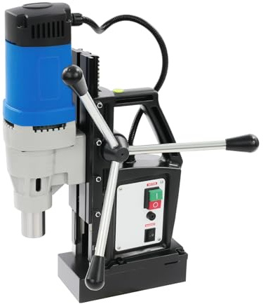 HUSPOO 1700W Magnetbohrmaschine Profi Magnetbohreinheit MT3 Spindel 3-28mm | 14kN Magnetkraft | Für Stahlplatten & Metallbau | Industrietauglich