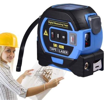 Ruban de verrouillage automatique avec lecture numérique directe, mesure du ruban à mesurer infrarouge,Instrument de mesure à fermeture automatique, conception pratique pour le volume de de