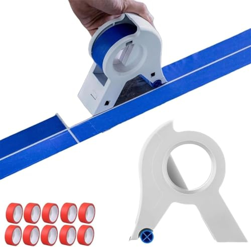 Generisch Abroller für Malerband, Maskiermaschine, Maskiermaschine, sicherer Master-Klebebandspender mit 10 Rollen Klebeband zum Malen