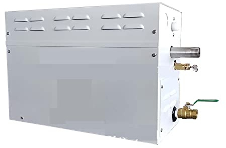 OUTFYT 6kw Generador de Vapor Sauna Sauna Máquina de Vapor Sauna Home SPA Sauna Home Sauna con KS-100 Controlador,Calefacción eficiente
