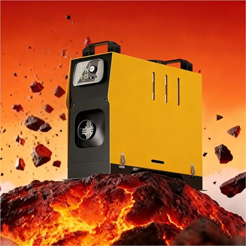 DLONGONE 5-8KW Diesel Air Heater, 12V/24V Portable Diesel Heater, All in One Parking Heater with APP & LCD Monitor & Remote Control, Low Noise Fast Heating for Campervan, RV, Truck, Tent and Garage