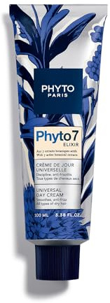 Phyto Paris – Phyto 7 Elixir Crema de Día Universal 100ml – Tratamiento Nutritivo Diario para Cabello Seco – Protección Anti-encrespamiento 48 H – 7 Extractos Botánicos – Sin Aclarado