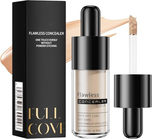 Effacernes Longue Tenue Correcteur – Crayon couvrant puissant, avec couverture complète, imperméable et résistant à la transpiration, pour les cicatrices d'acné et les imperfections, éclaircit les