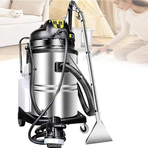 LYAYYDS Professional Deep Clean Machine, 3-in-1 Commercial Carpet Shampooer & Wet Dry Vacuum with Spray Function, 6 Attachments Included 60L