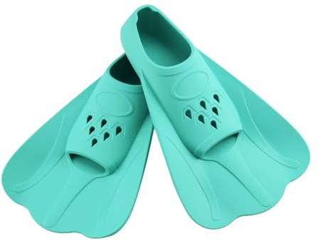 Pinne per Bambini per Nuoto,Pinne Corte da Allenamento per Nuoto Bambini,Allenamento Principianti Con Flippers | Per Snorkeling, Immersione, Vacanza, Bodyboarding, Piscina, Spiaggia, Fitness e Viaggio