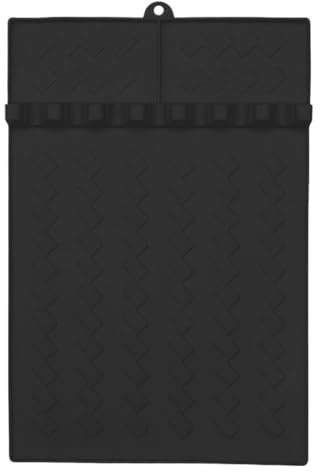 Alfombrilla de silicona para parrilla, espátula de silicona lateral para estante, alfombrilla de plancha, para cocina, encimera, parrilla, cocina en casa